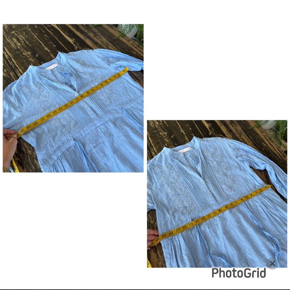 See by Chloé - Light Blue Chambray Tie Dress – Size Mediu - Picture 17 of 17